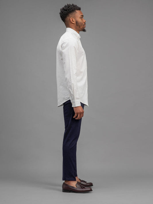 Brive - Linnen Cotton Shirt - White