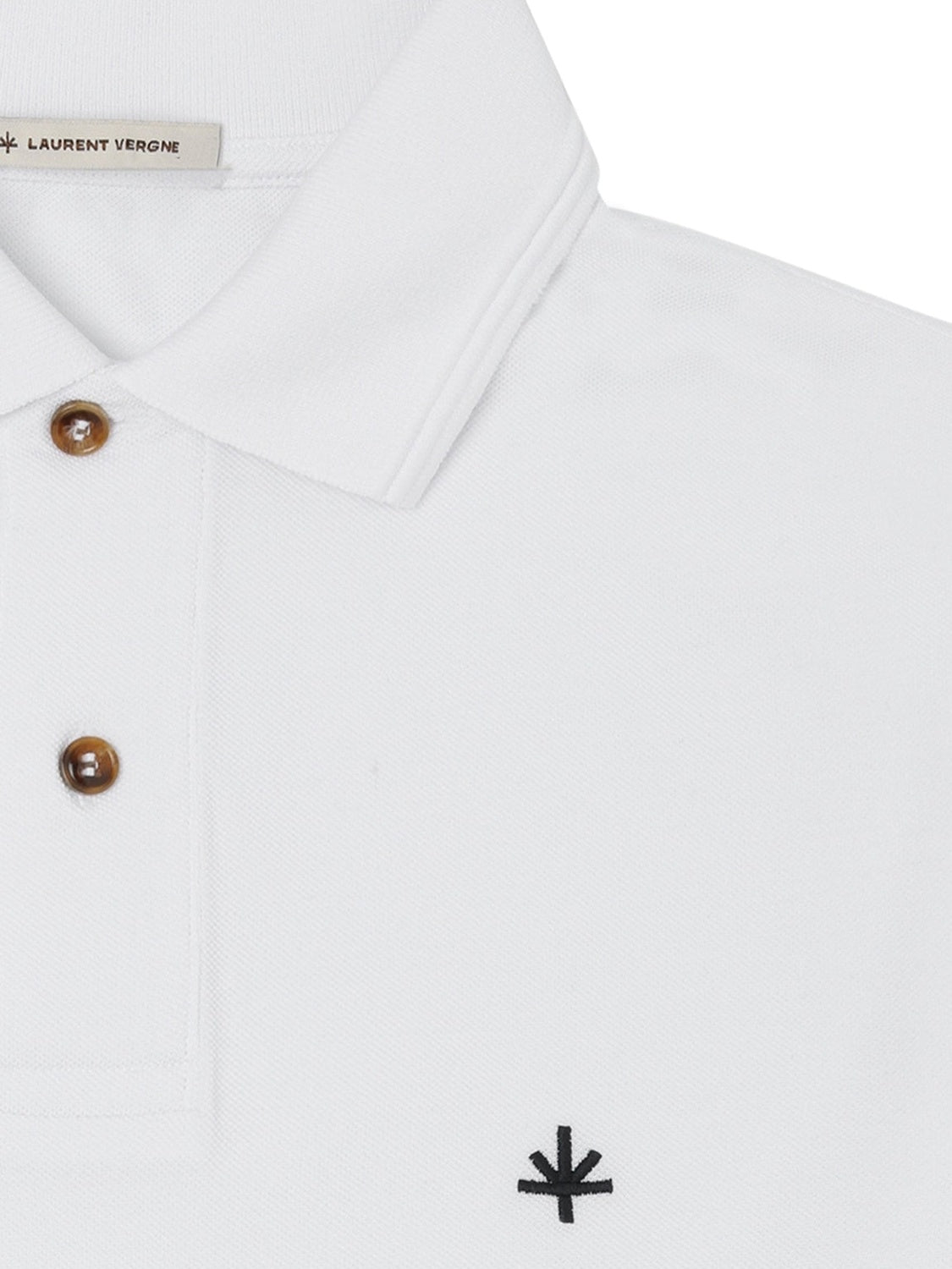 Hugo Cotton Pique Polo in White