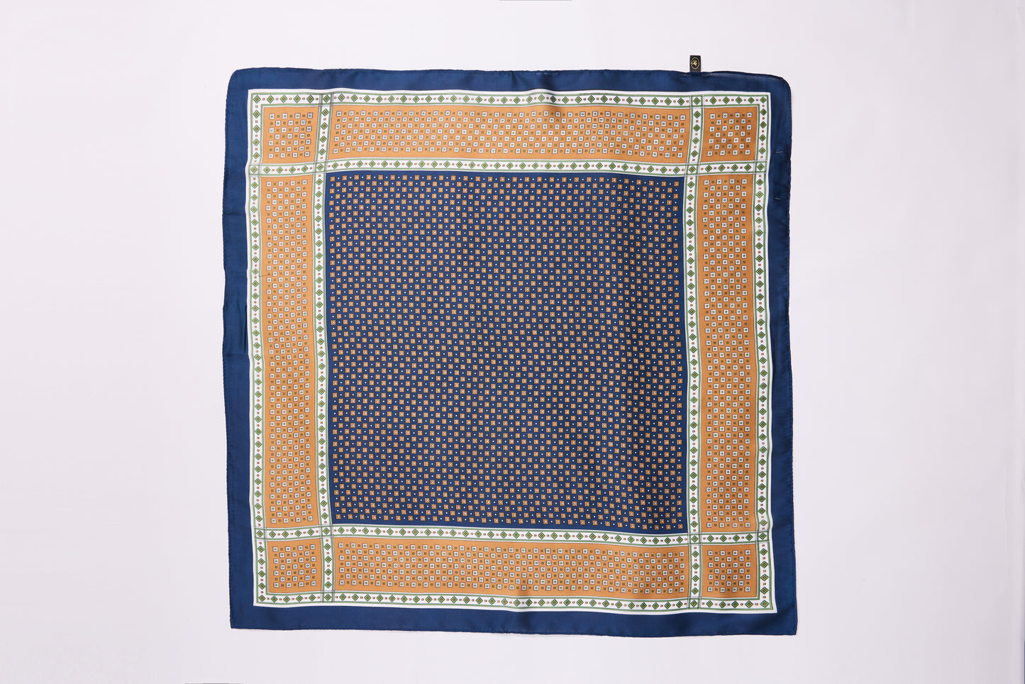 Cheverny Shawl - Blauw met Oranje