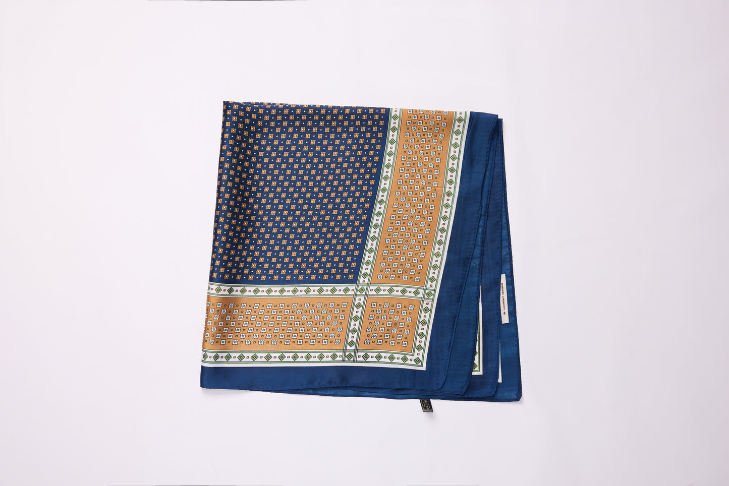 Cheverny Shawl - Blauw met Oranje