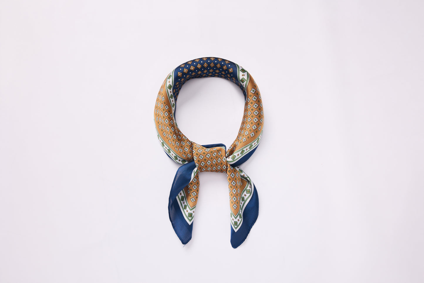 Cheverny Shawl - Blauw met Oranje