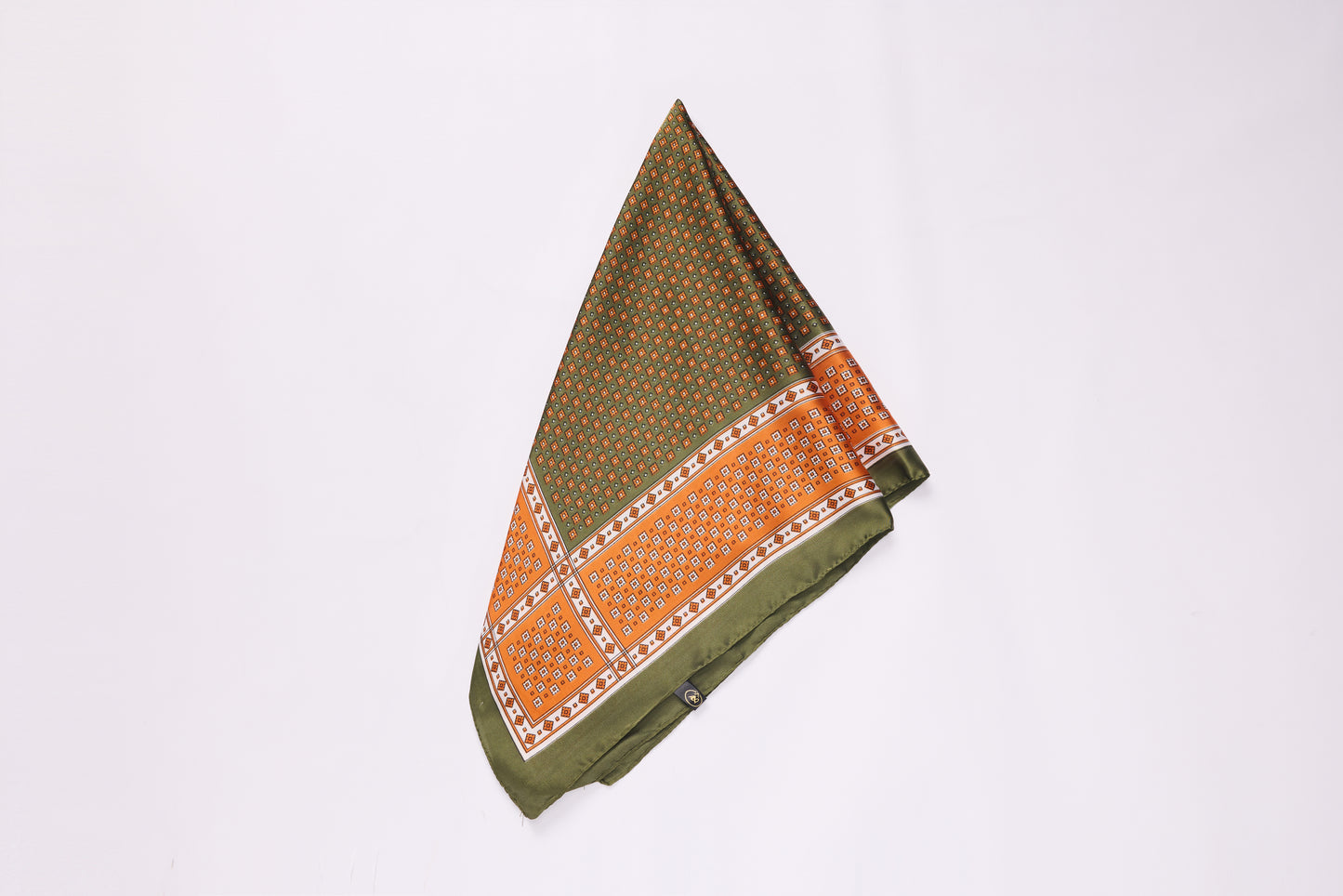 Cheverny Shawl - Groen met Oranje