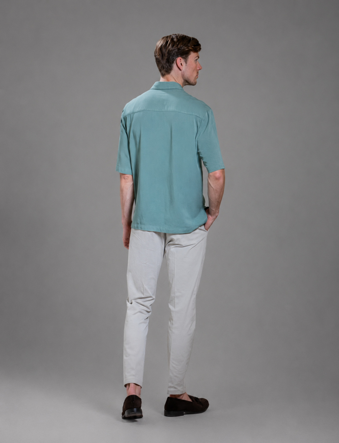 Menton - Short-sleeved Bowling Shirt