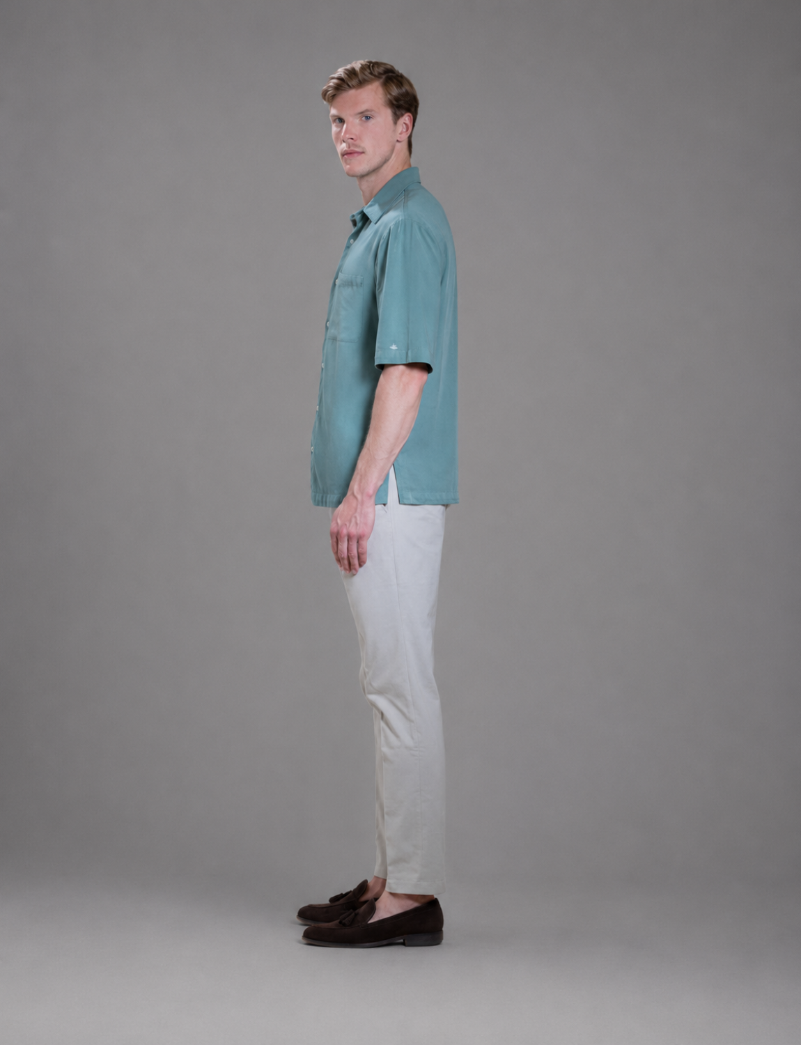 Menton - Short-sleeved Bowling Shirt