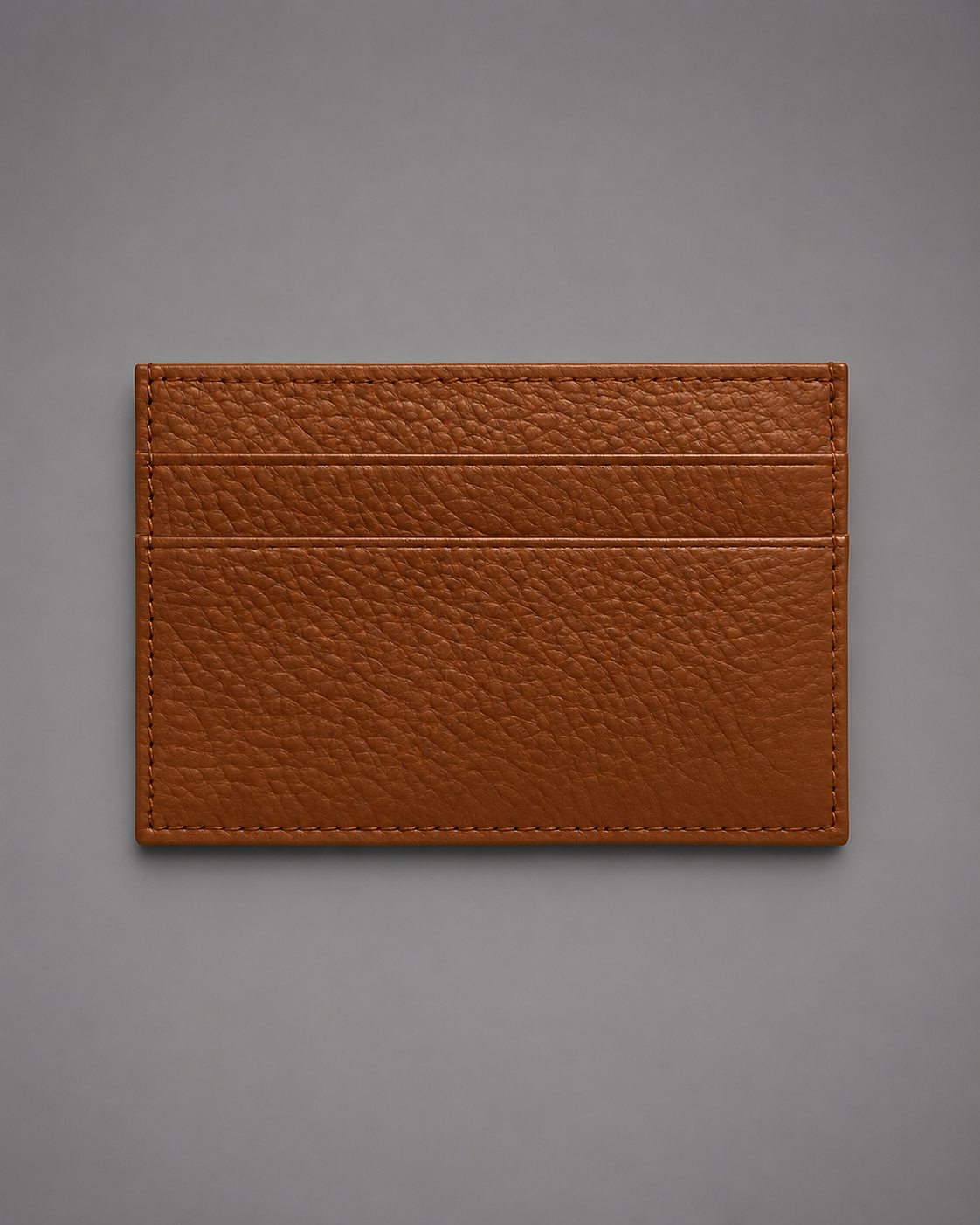Millau- Leather Cardholder - Cognac