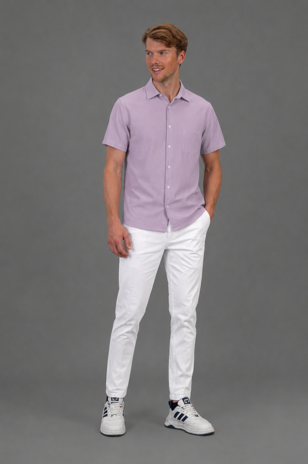 Menton - Bowling Shirt Lila