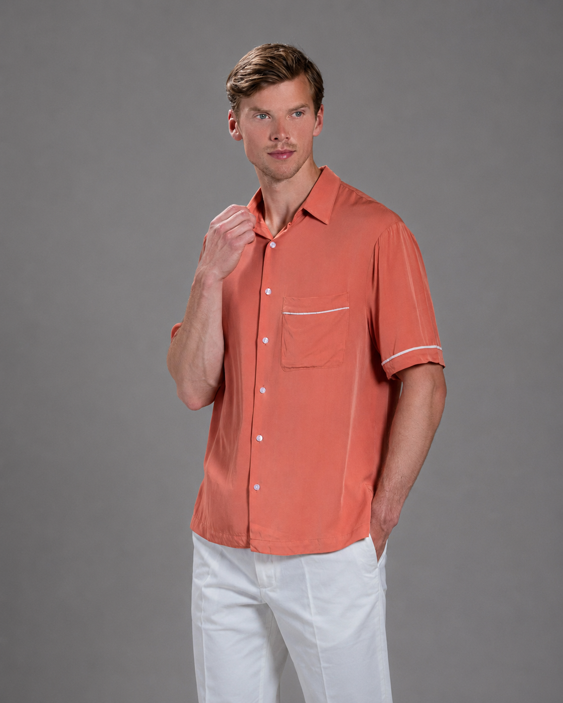 Monaco - Short-sleeved Bowling Shirt