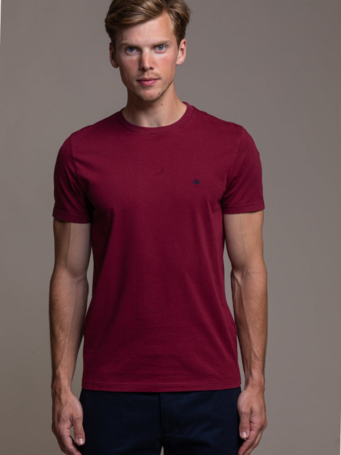 Thierry T-Shirt - Bordeaux Red