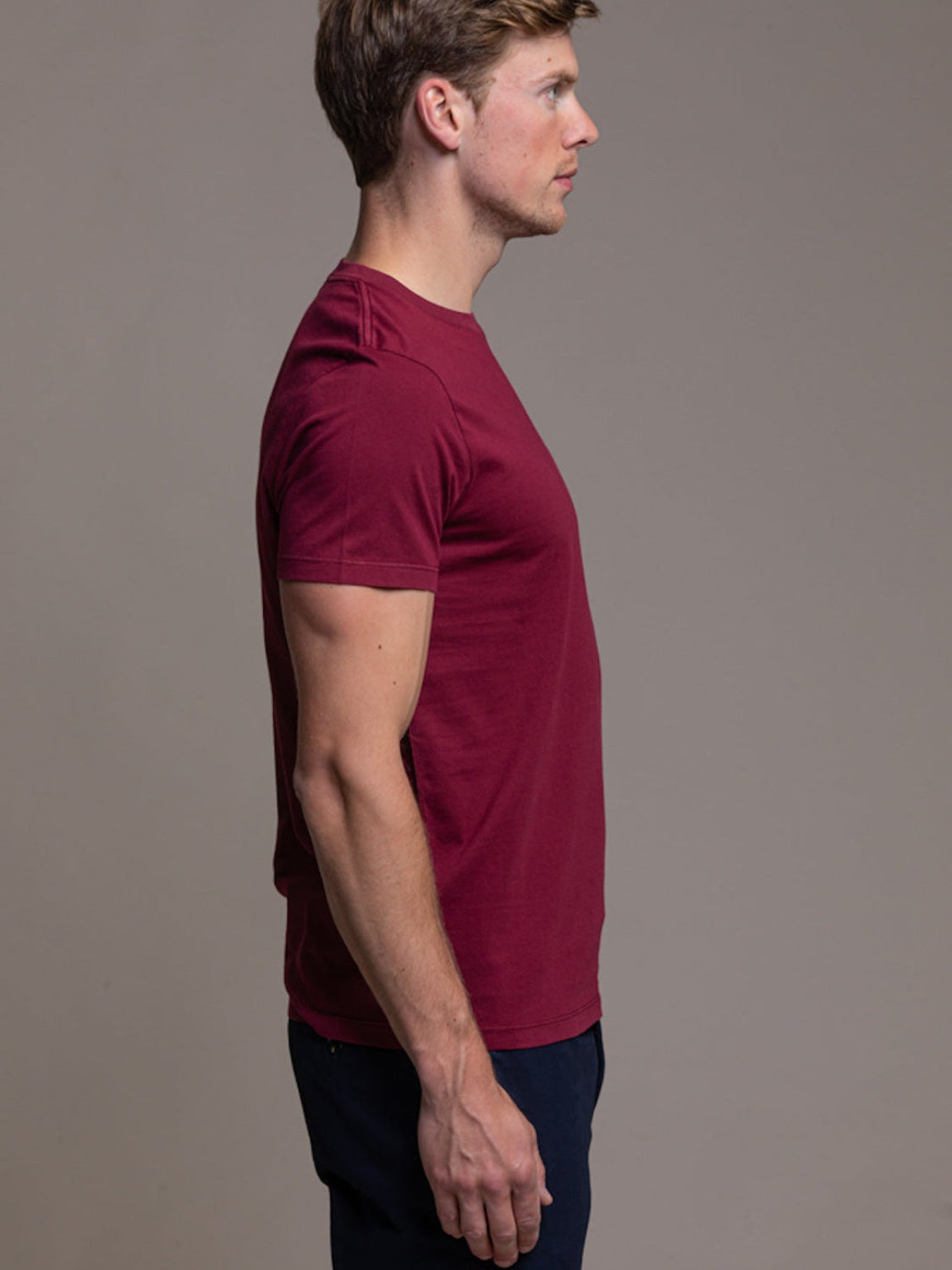 Thierry T-Shirt - Bordeaux Red