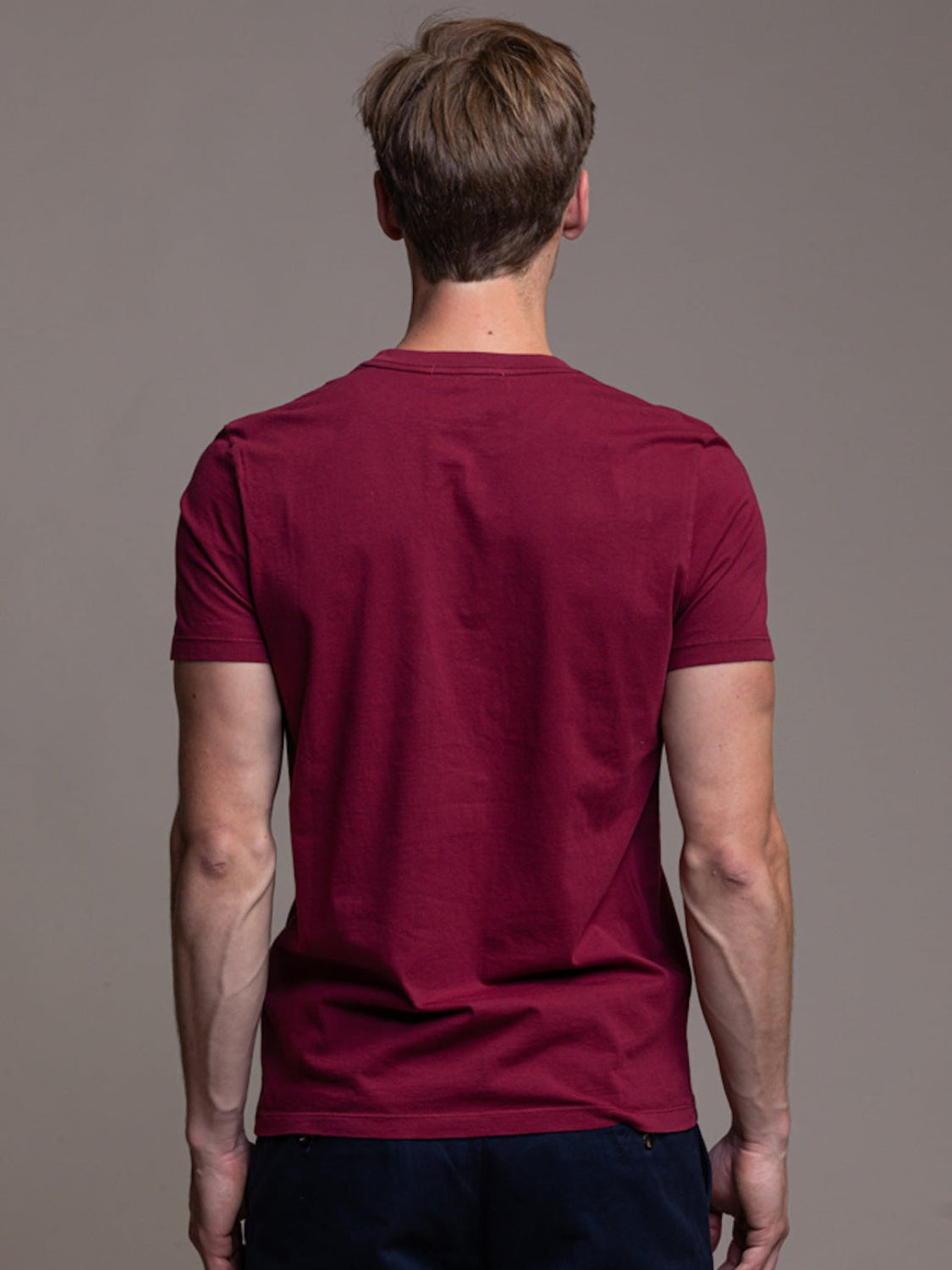 Thierry T-Shirt - Bordeaux Red
