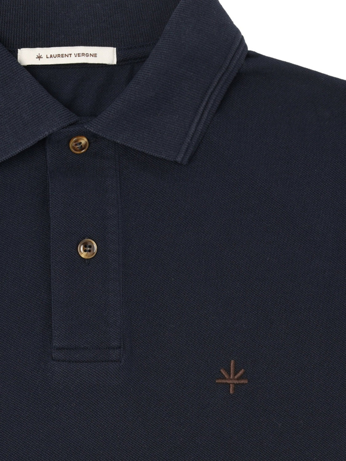 Hugo Cotton Pique Polo in Navy Blue