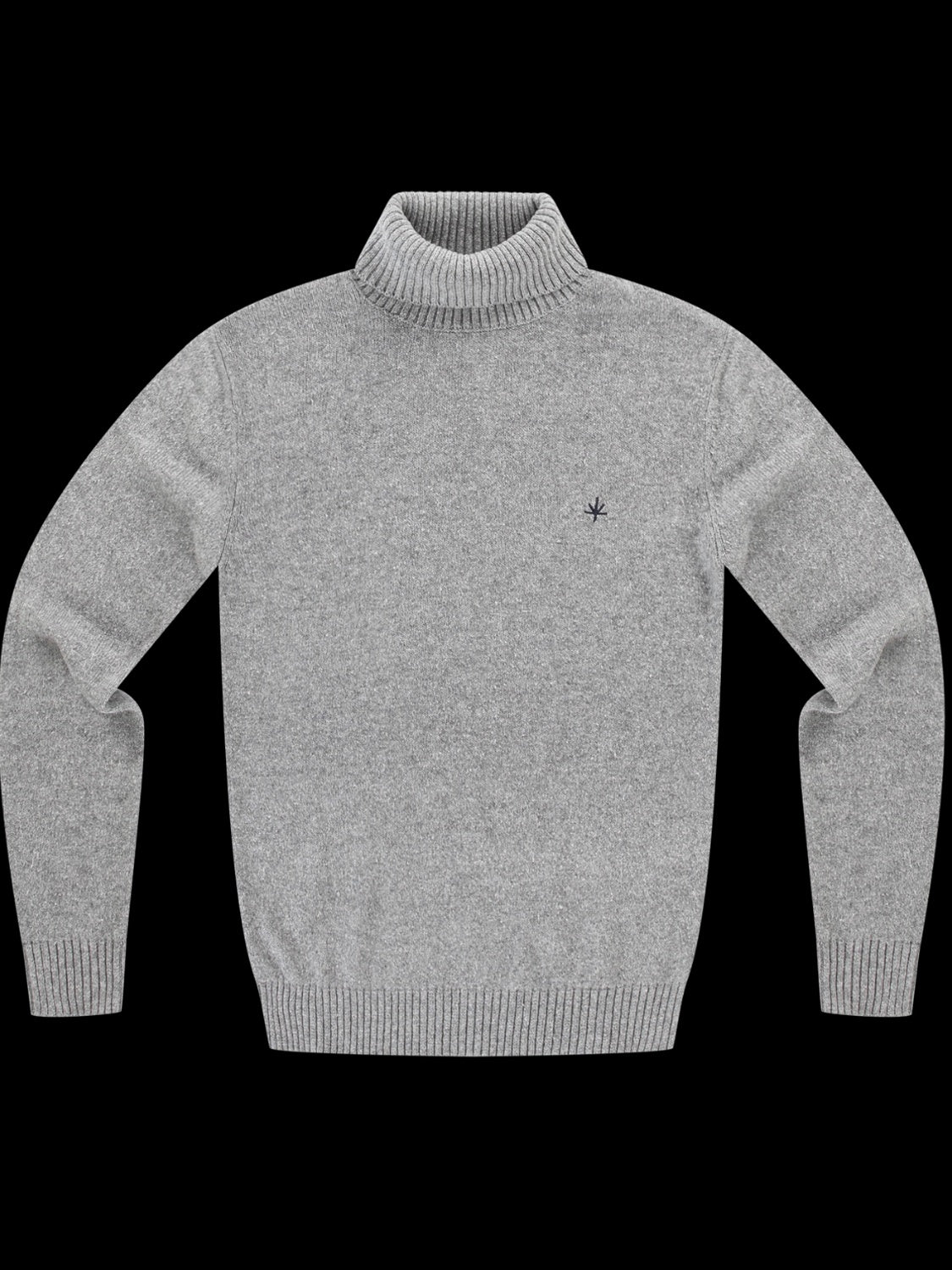 Alsace Roll Neck Sweater - Grey