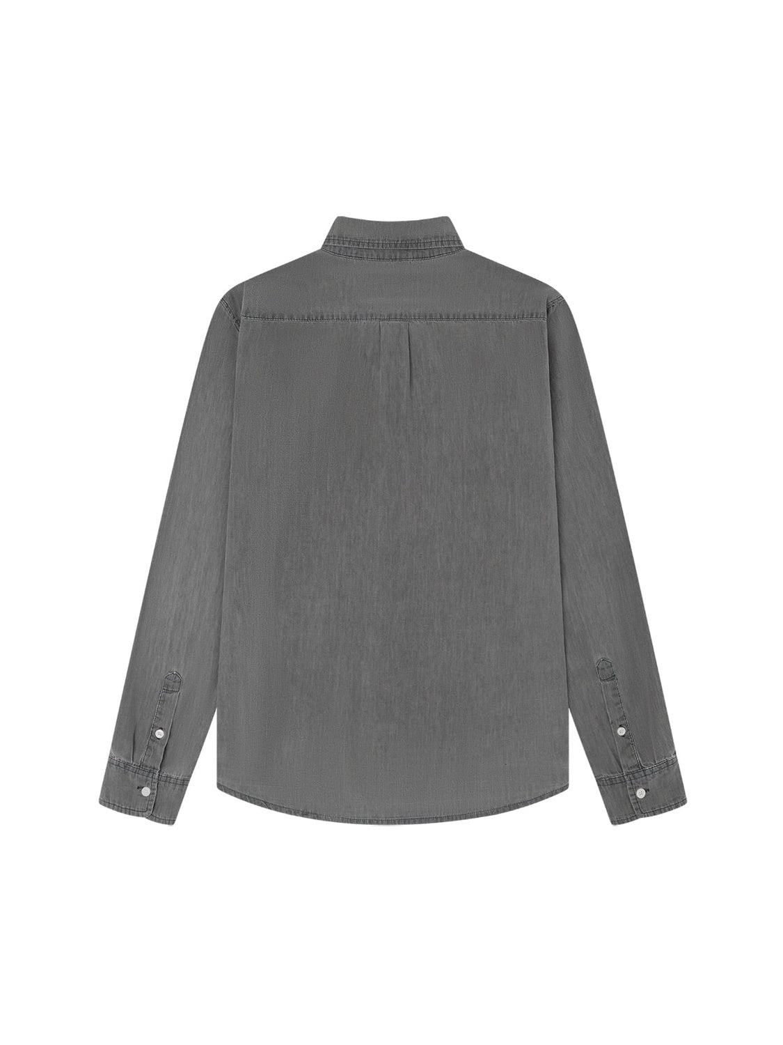 Marseille Slim Fit Denim Shirt - Grey